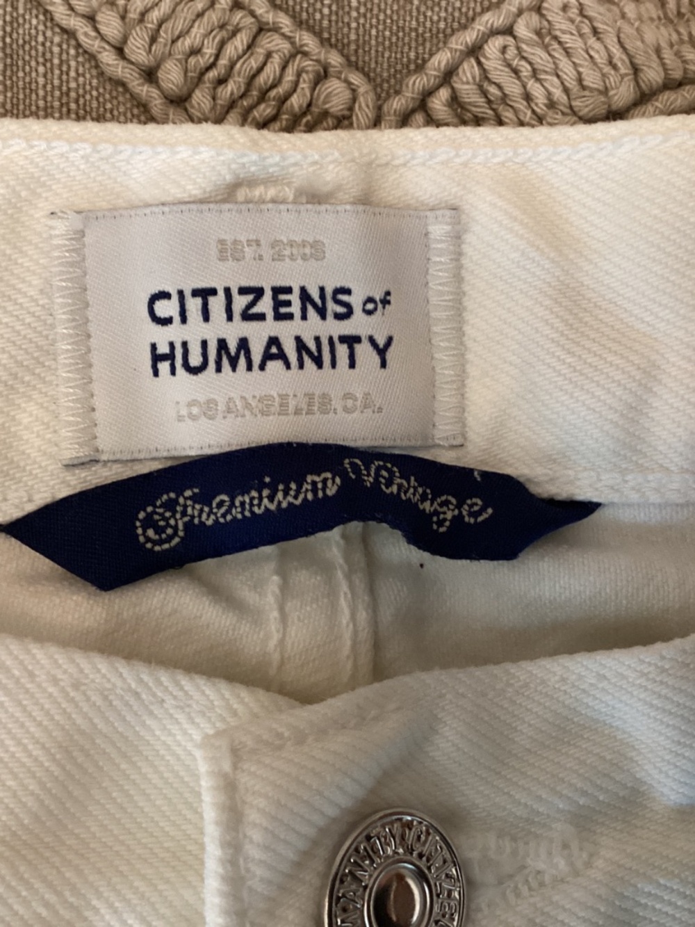 Citizens of Humanity White Ayla Jeans - Size 27 - Picture 3 of 8
